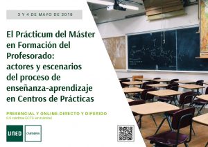 Curso Máster Profesorado en UNED Cantabria en mayo