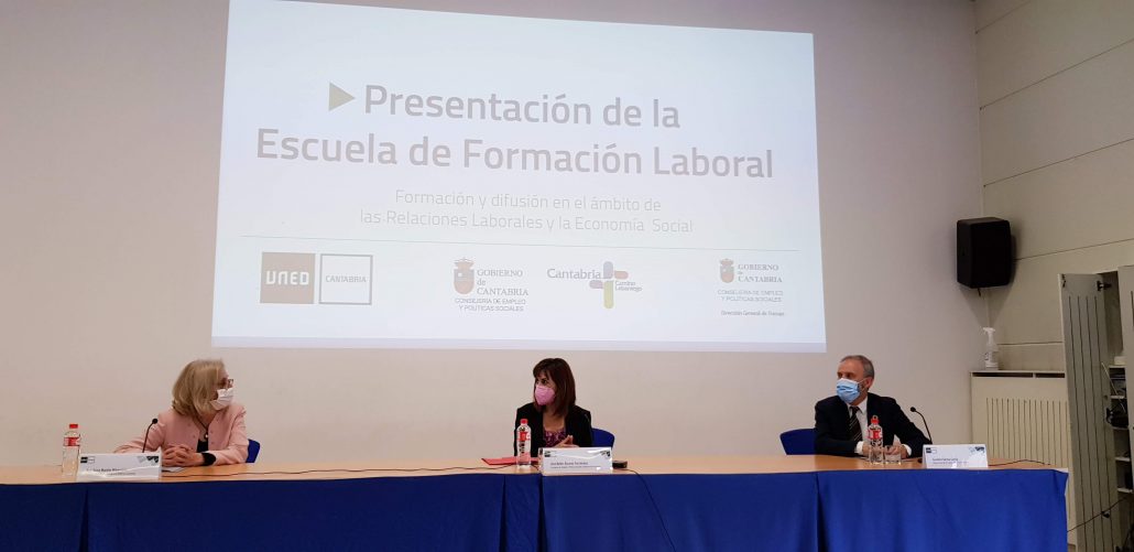 La Escuela de Formación Laboral presentada en UNED Cantabria
